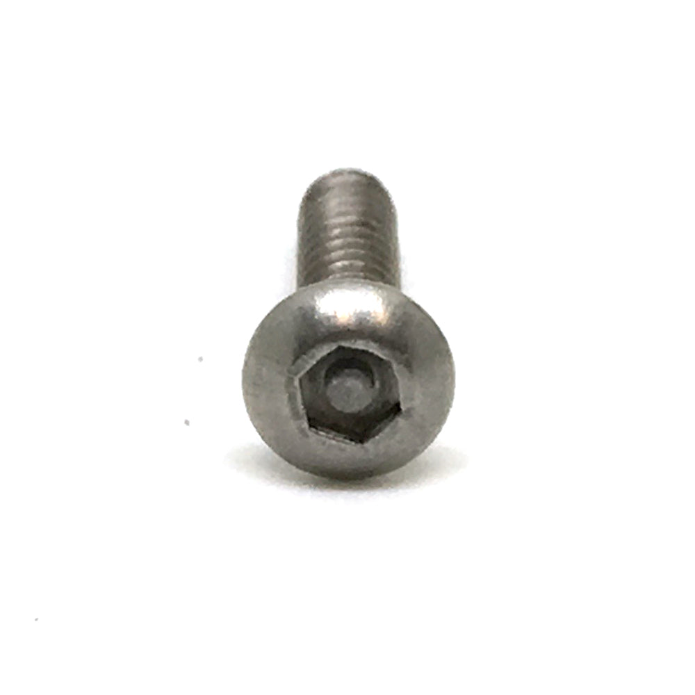 #8 x 1-1/4 Inch Stainless Steel Hex Pin Button Head Tamper Resistant Sheet Metal Screw