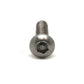 #8 x 3/4 Inch Stainless Steel Hex Pin Button Head Tamper Resistant Sheet Metal Screw