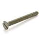 #6-32 x 3/8 Inch Coarse Plain 18-8 (A2) Stainless Steel Slotted Drive Flat Countersunk Head Machine Screw