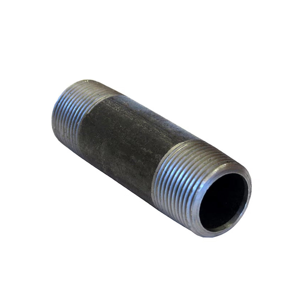 1" X 12" Schedule 80 Male NPT Black Welded Carbon Steel Pipe Nipple USA