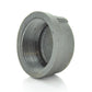 1/2" Schedule 40 Malleable Iron Cap Black