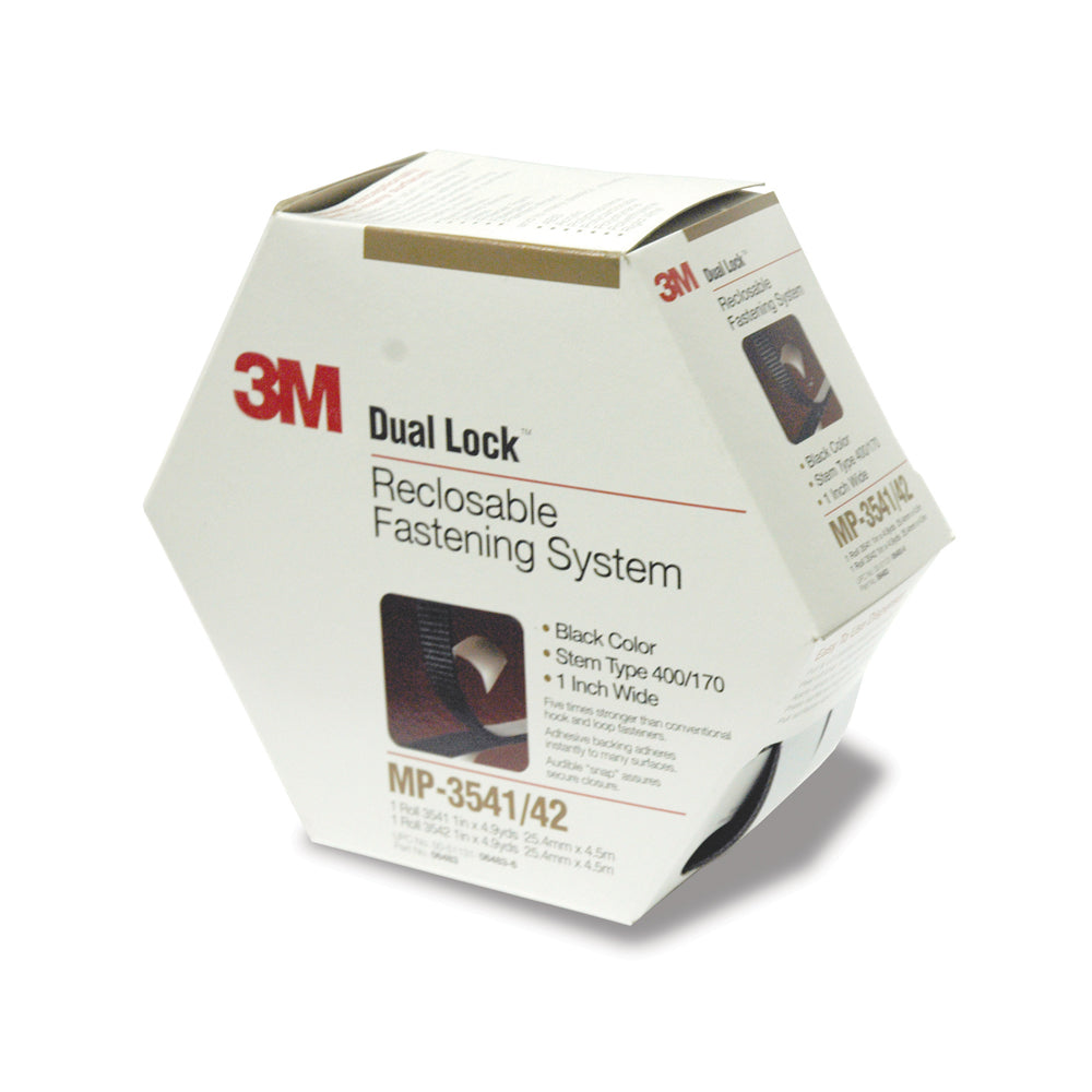 1 Inch x 14.7 ft Clear Reclosable Dual Lock� Mini-Pack Fastening System