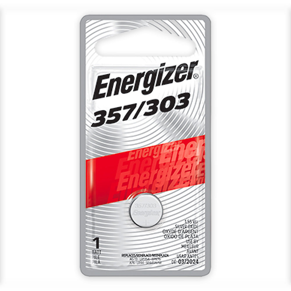 Energizer 1.5V 357 Silver Oxide Button Battery