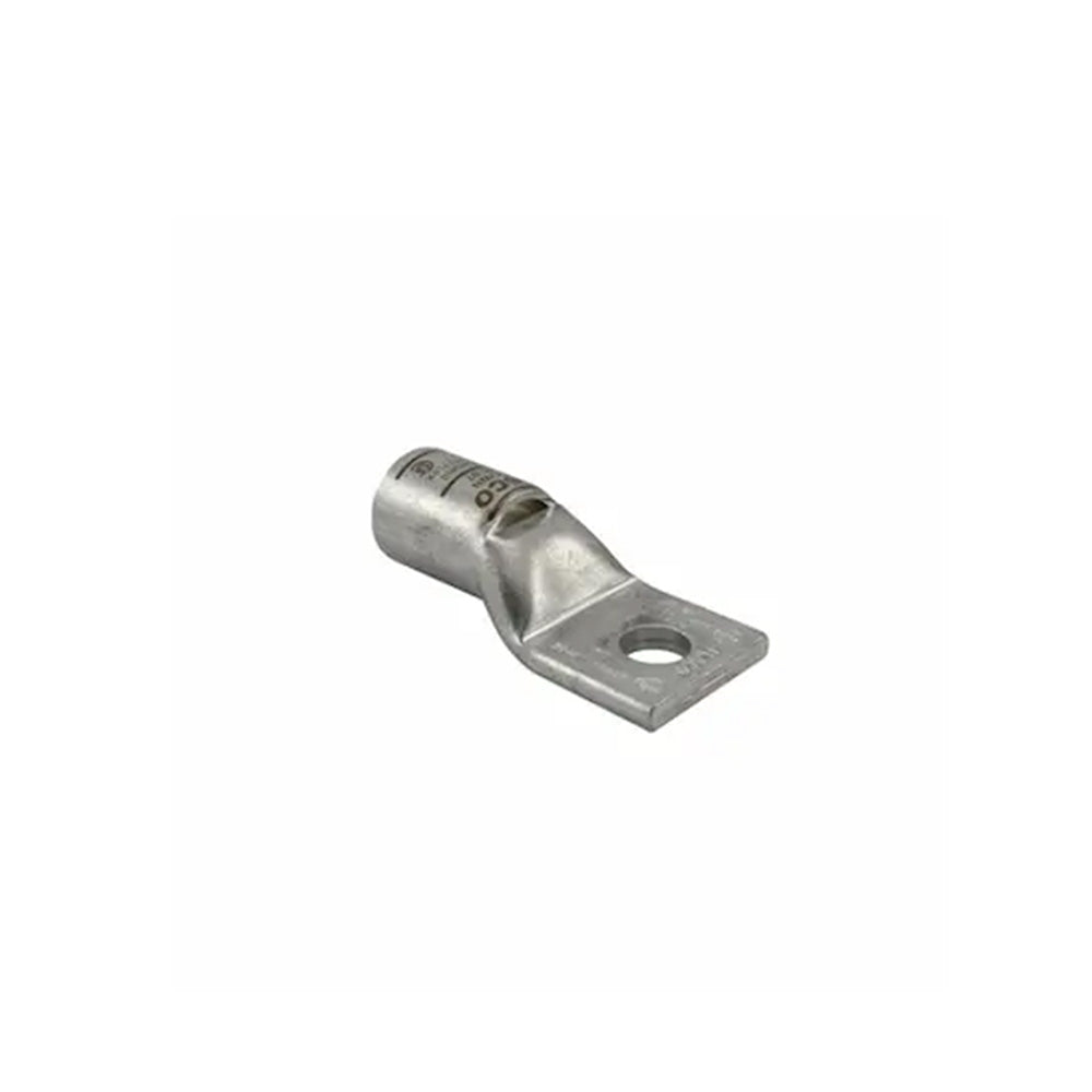8 Awg 0.281 Inch Stud 1 Hole Copper Standard Barrel Compression Lug