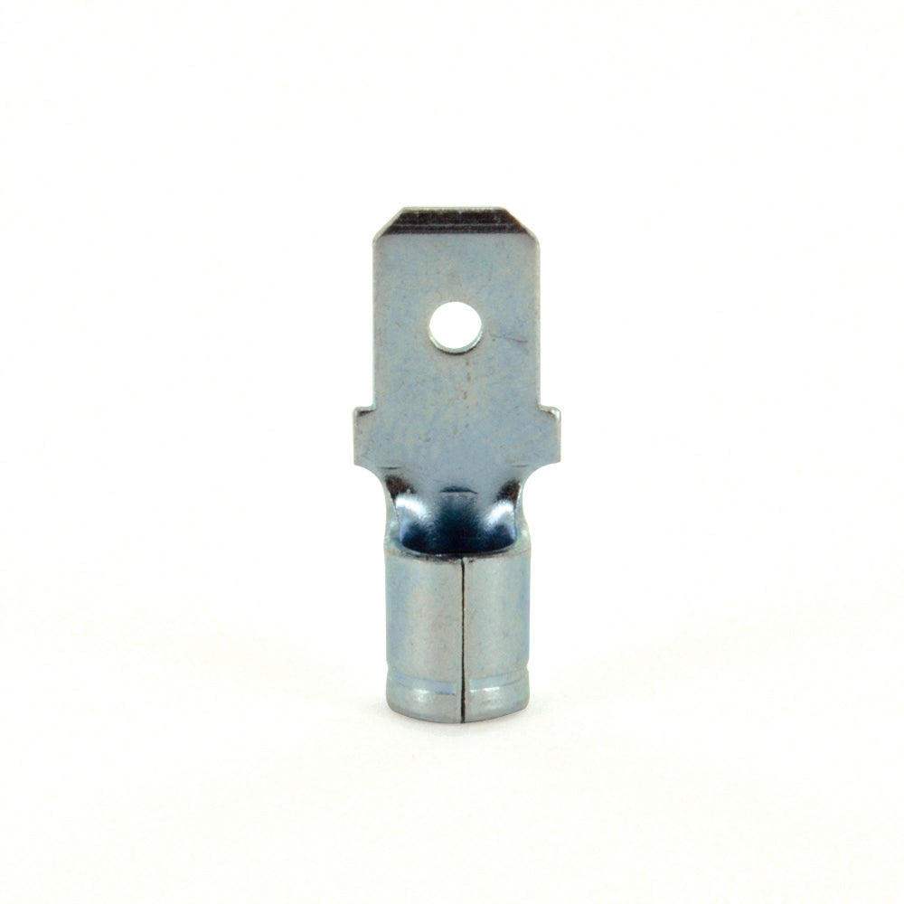 Male Quick Disconnect For 1/4 Inch Tab Brazed Barrel Uninsulated 12-10 AWG
