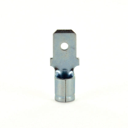 Male Quick Disconnect For 1/4 Inch Tab Brazed Barrel Uninsulated 12-10 AWG