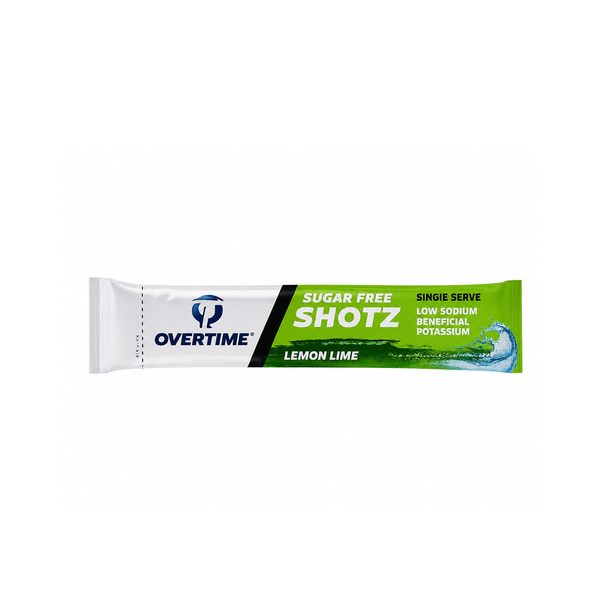 Sugar-Free Lemon Lime Hydration Shotz, 25-Pack. Each Single-Serve Packet Mixes With One 16.9 Fl. Oz. Bottle Of Water