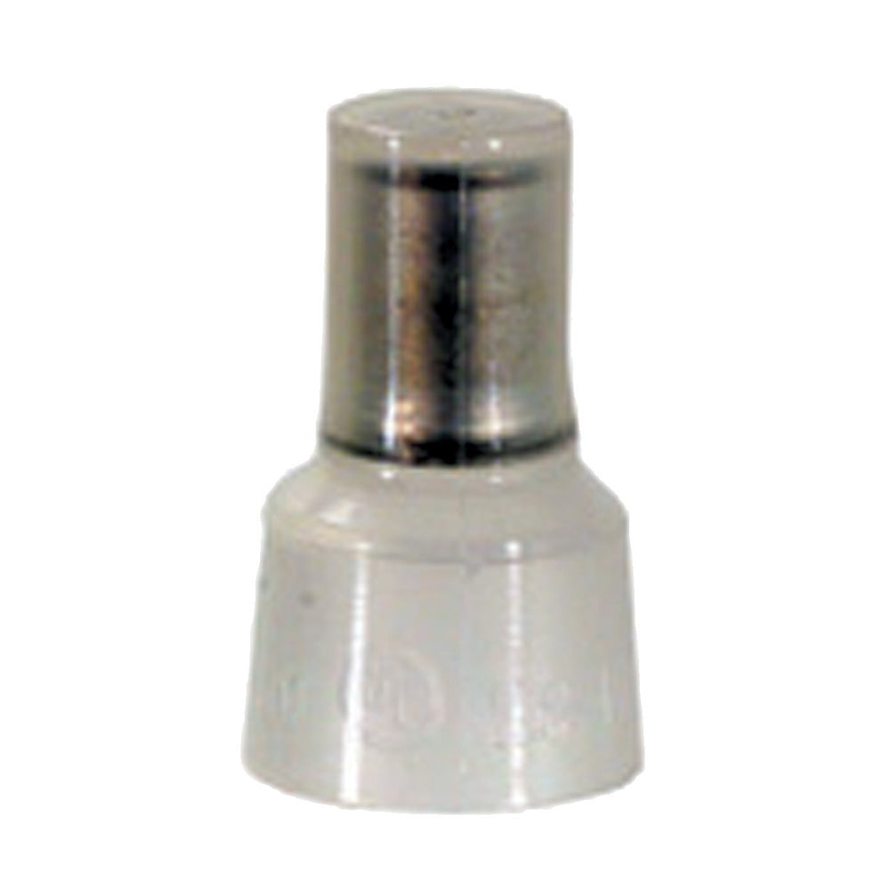 8 Gauge Closed End Cap Tin Plated Copped Insert Clear Nylon Sleeve