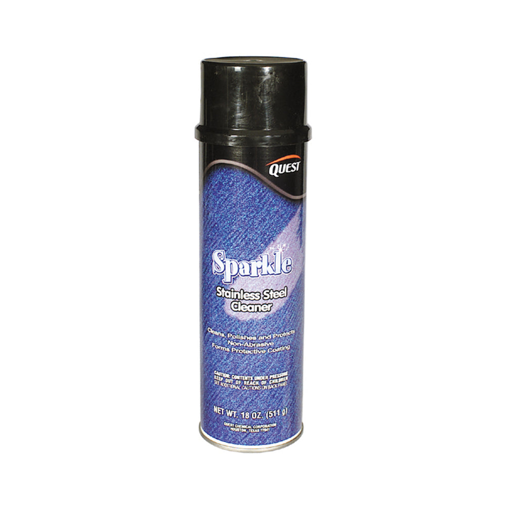 Quest Specialty  Sparkle Stainless Steel Cleaner - 18 Oz Net Wt. - Aerosol