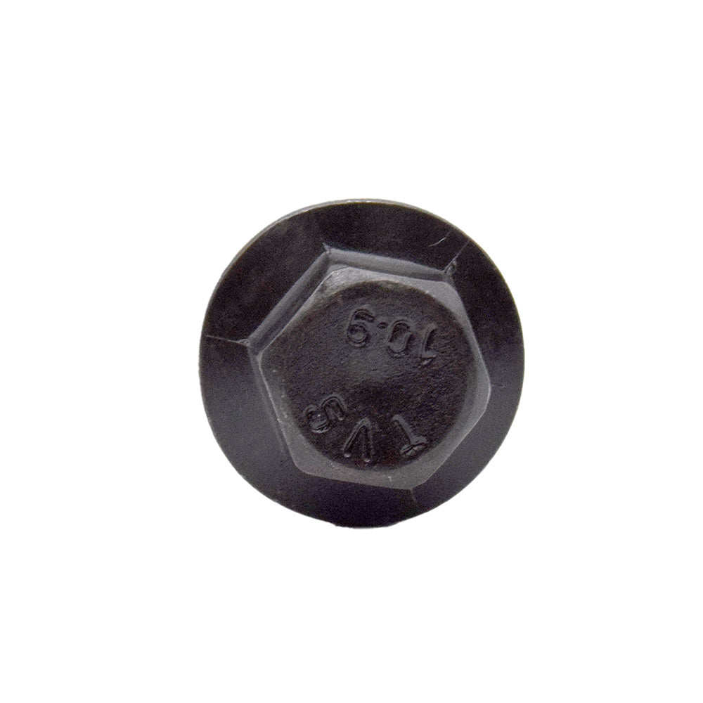M8 x 1.25 x 55mm Reduced Head Hex Flange Screw Non Serrated Frame Bolts Plain Grade 10.9