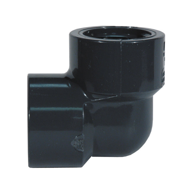 3/4 Inch Fipt Sch 80 Dark Gray Pvc 90 Degree Elbow
