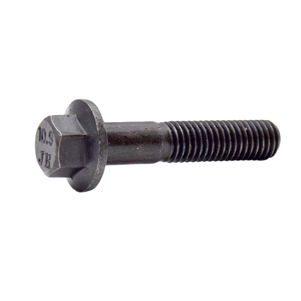M10 x 1.50 x 20mm Reduced Head Hex Flange Screw Non Serrated Frame Bolts Plain Grade 10.9