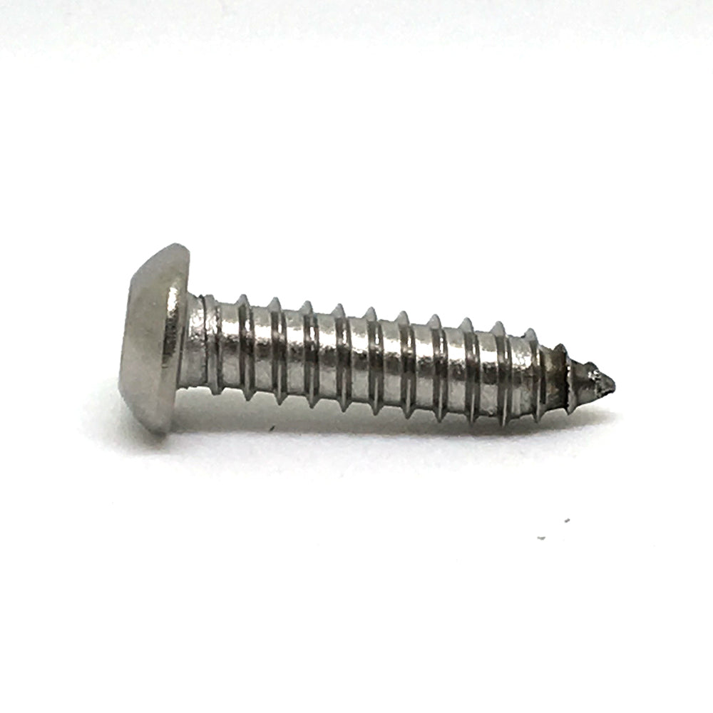 #8 x 1/2 Inch Stainless Steel Torx Pin Button Head Tamper Resistant Sheet Metal Screw
