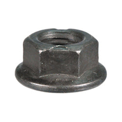 5/8-11 Coarse Black Phosphate and Oil Grade 8 Top Prevailing Torque Hex Flange Lock Nut.