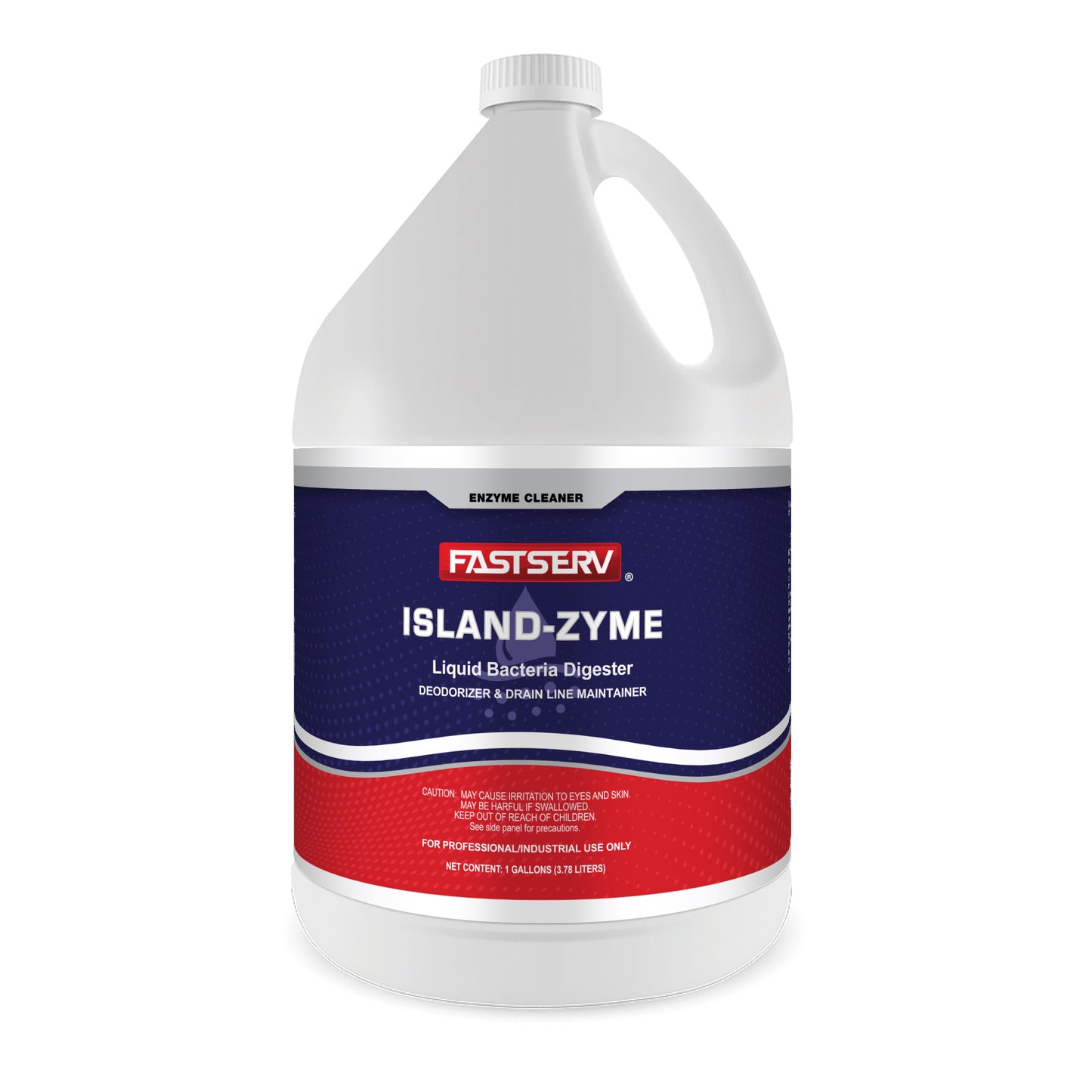 FastServ  Island-Zyme Liquid Bacteria Deodorizer & Drain Maintainer - 1 Gallon Bottle