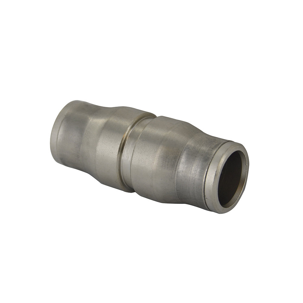 1/2 Inch Nickel Plated Brass Push-In Tube Union