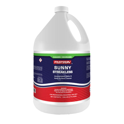 Fastserv Sunny Streakless Hard Surface And Glass Cleaner - 1 Gallon Bottle