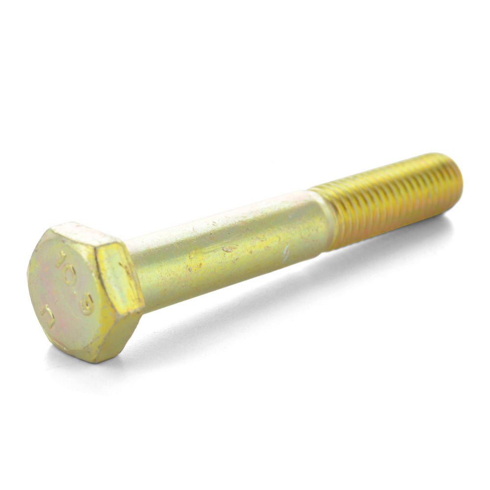 M20 x 2.5 x 50 mm Coarse Class 10.9 Yellow Zinc Steel Hex Head Cap Screw Usa