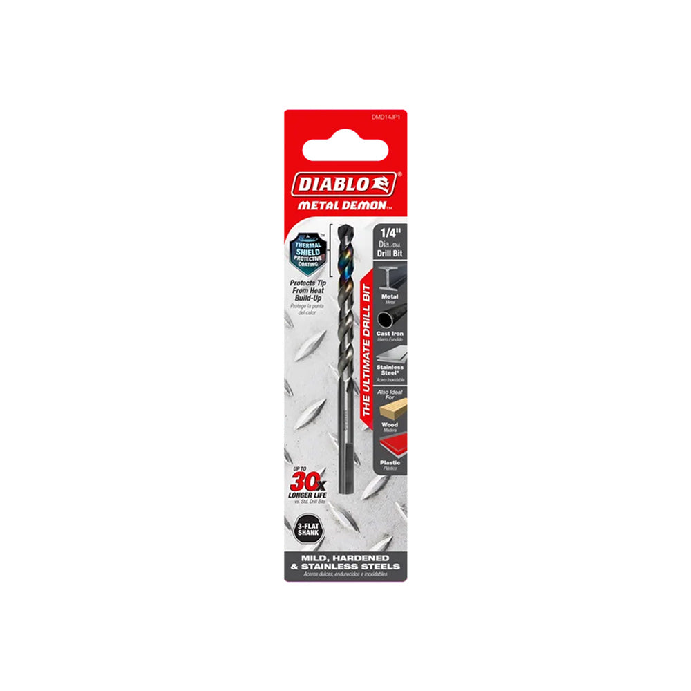 1/4 Inch Metal Demon 130-Degree Hybrid Split Point Tip