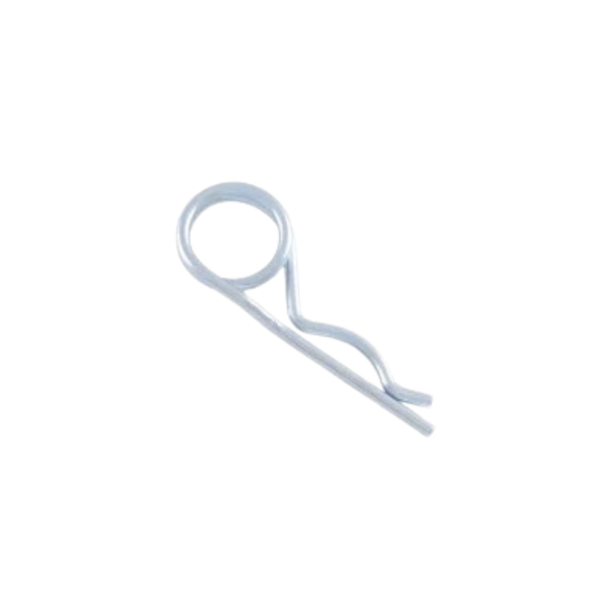 Bridge Pin Double Loop Zinc Plated 0.158 Wire Diameter X 3.55 Oal