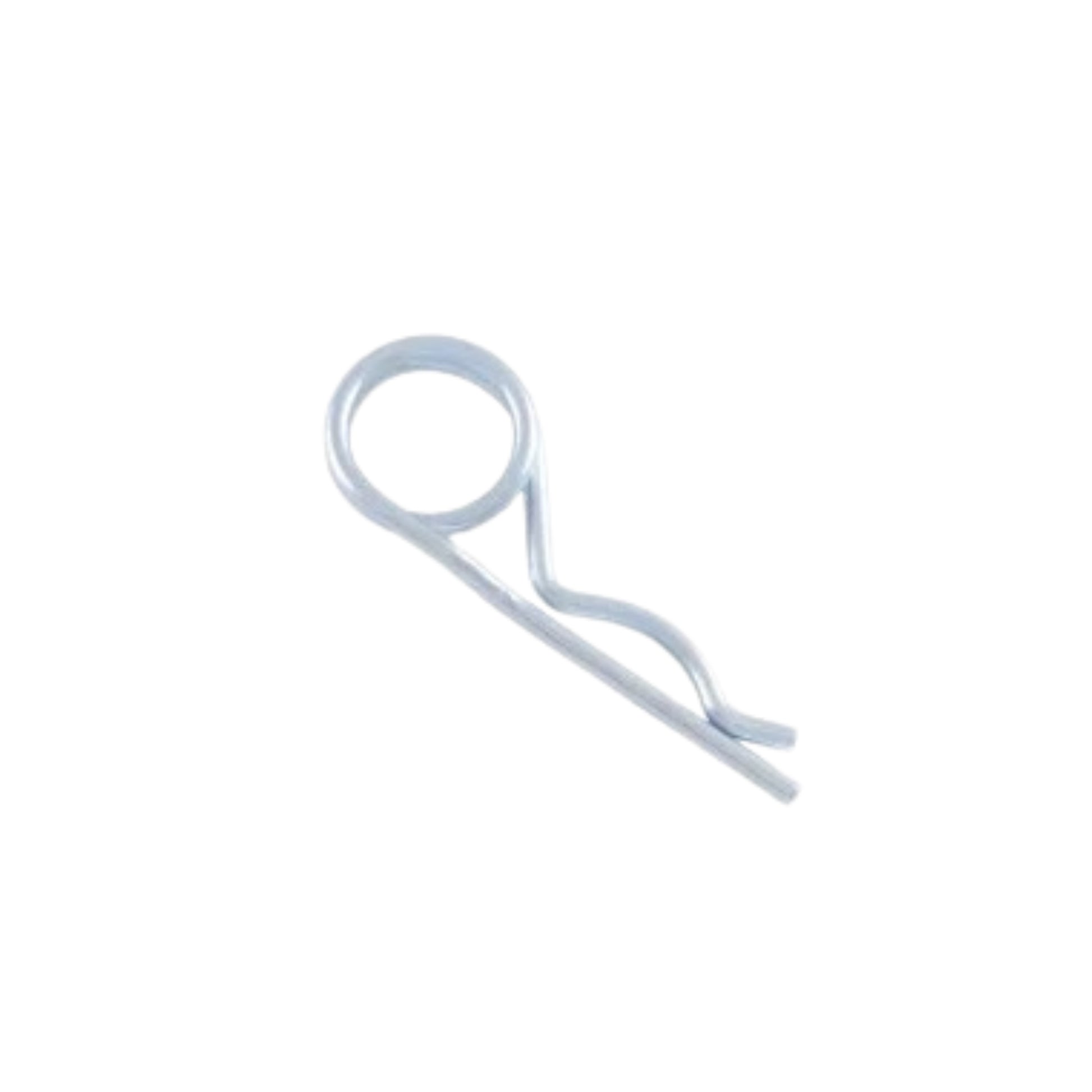 Bridge Pin Double Loop Zinc Plated 0.158 Wire Diameter X 3.55 Oal