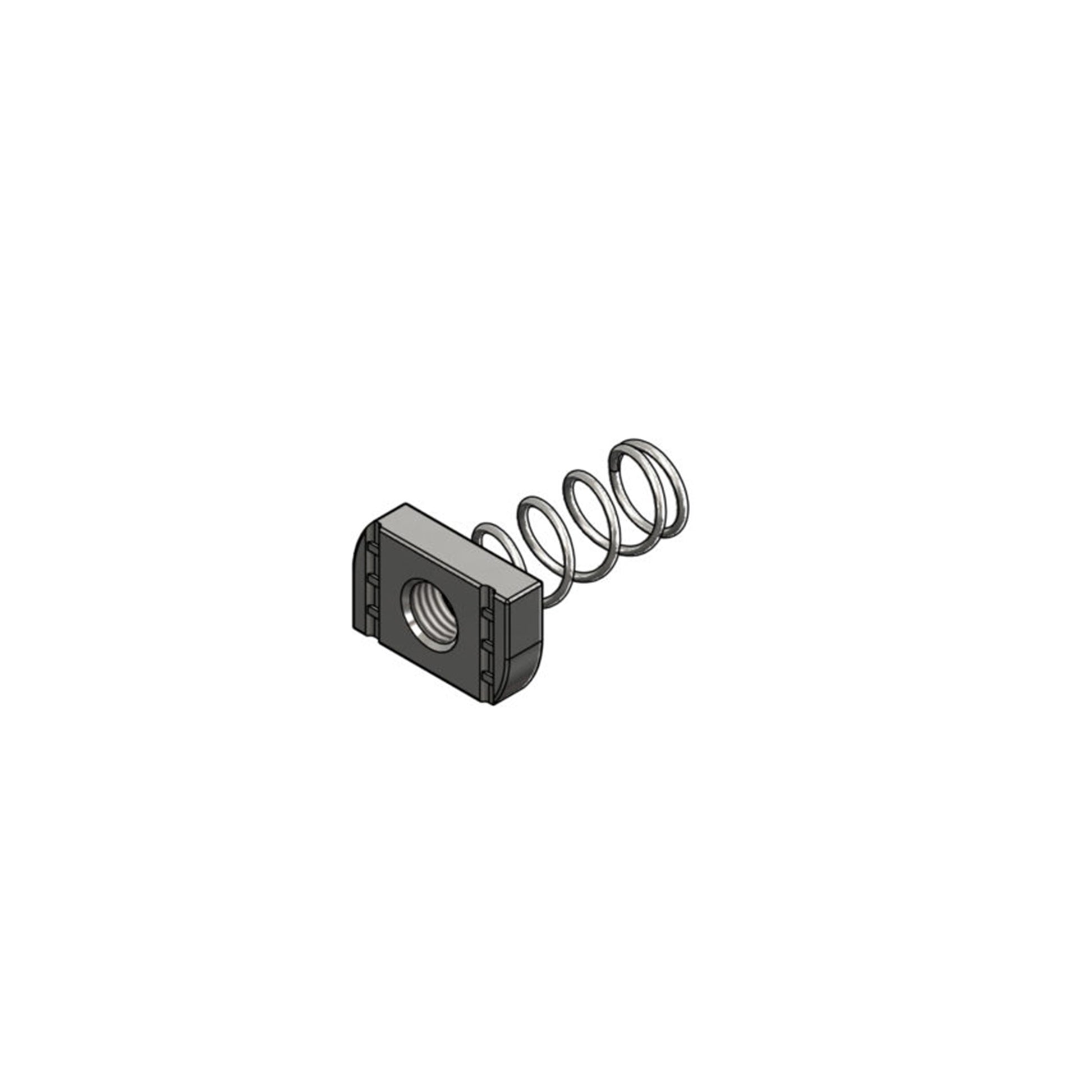 3/8-16 Spring Grip Lock Nuts Zinc Plated
