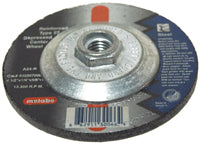 4-1/2 Inch x 1/4 Inch x 5/8-11 A24R Grit Aluminum Oxide Small Grinding Wheel