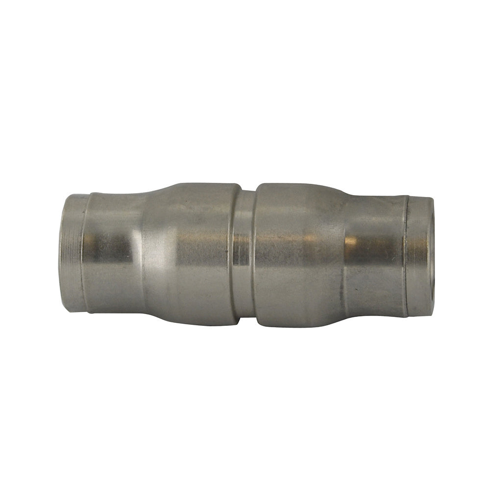 M10 Nickel Plated Brass Push-In Tube Union