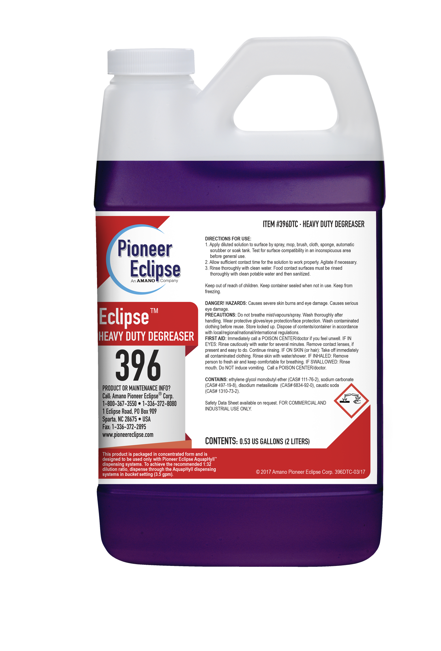 Elcipse Hd Heavy Duty Degreaser 2 Liter - Bottle