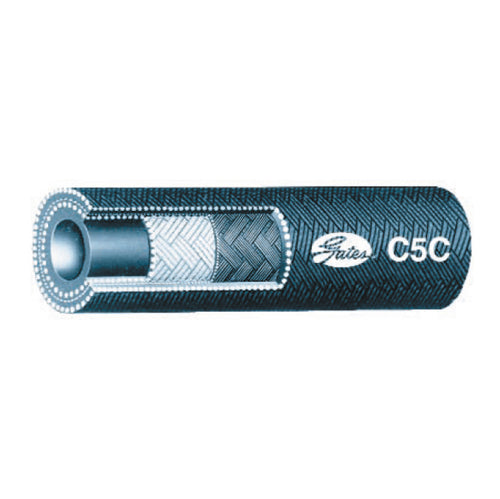 3/16 Inch Id X 0.52 Inch Od Black Synthetic Rubber C5C Hydraulic Hose - Sold Per Foot
