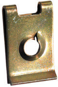 M6.5 Yellow Zinc Plated Steel Foldover U-Type Nut