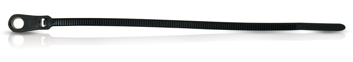 8 Inch 50 Lb Screw Mount Wire Tie - Black