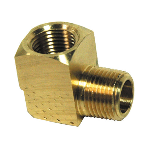 3/8 Inch Brass Pipe 90 Degree Heavy Street Elbow