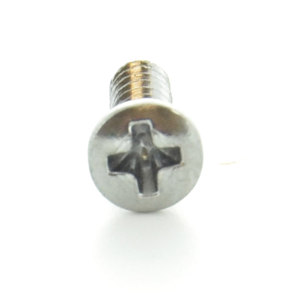 #8 x 1-1/4 Inch Oval Head Type-Ab Self-Tapping Sheet Metal Screw Chrome
