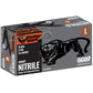 Global Glove Panther-Guard Nitrile Powder-Free Industrial Micro-Diamond Black 6-Mil Disposable Gloves Medium