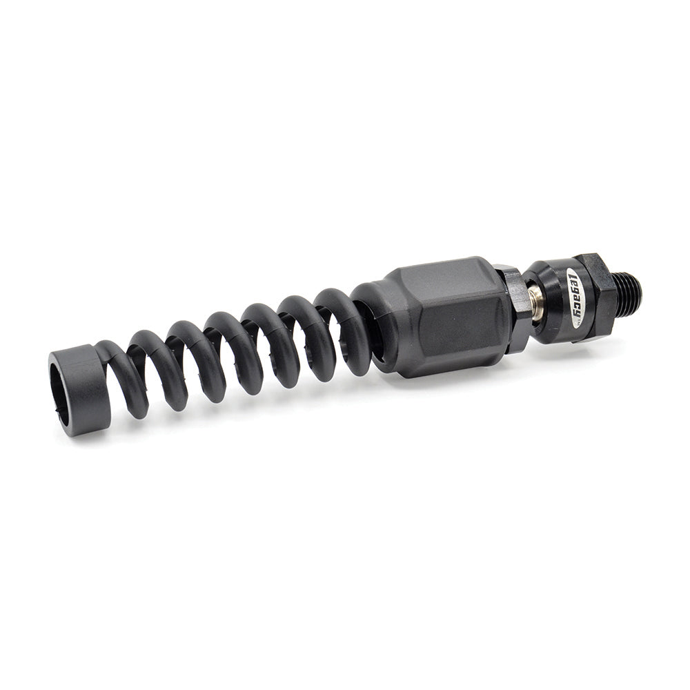 3/8" Barb- 1/4" Mnpt Flexzilla® Pro Reusable Air Hose Fitting With Ball Swivel