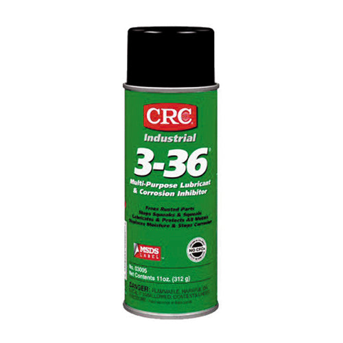 CRC 3-36 Multi-Purpose Lubricant And Corrosion Inhibitor Aerosol - 11 Oz Net Weight - Aerosol