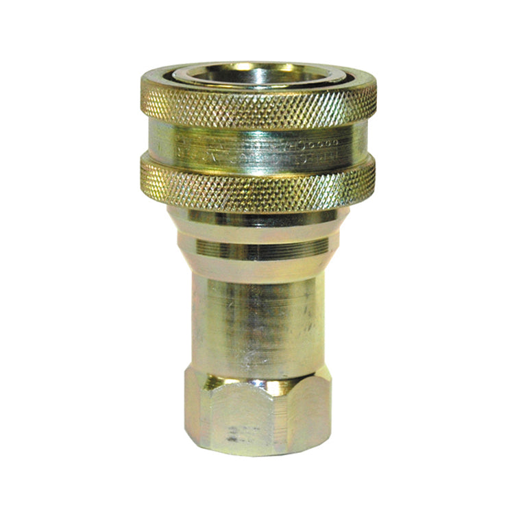 3/4 Inch Series H Iso 'B' Interchange Hydraulic Service Coupler Steel