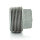 1/4" Schedule 40 Malleable Iron Welded Square Head Pipe Plug Galvanized Made In USA