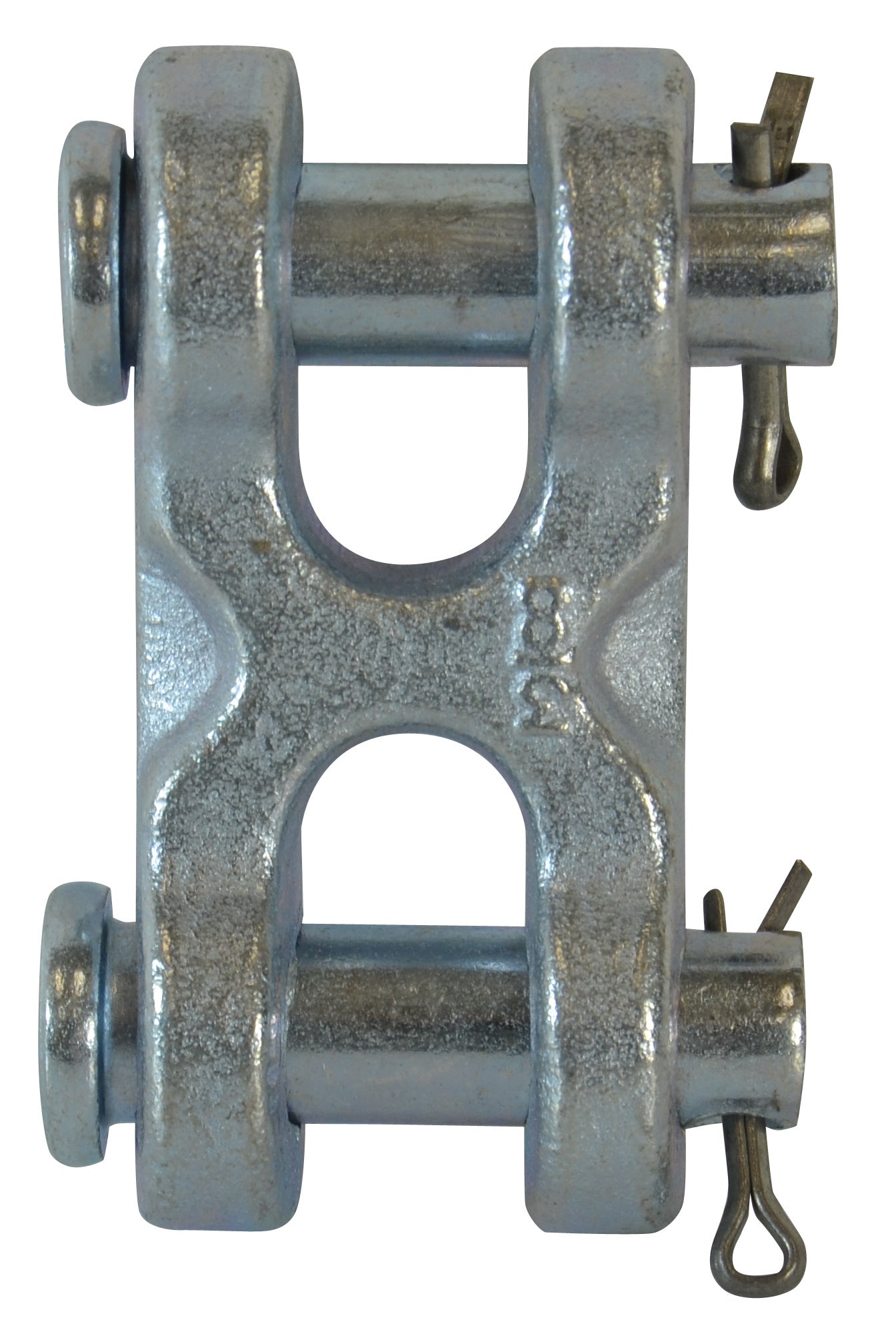 1/4 -5/16" 4700 Lb Grade 43 Zinc Plated Heat Treated Forged Crbn Steel Body Forged Alloy Steel Pin Twin Clevis Link