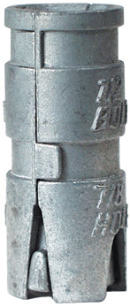 1/4 Inch X 2-1/2 Inch Die Cast Zamac 3 Alloy Single Expansion Screw Anchor