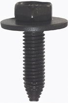M8 x 1.25 x 30 mm Coarse Black Class 9.8 Starter Point Indented Hex Head Body Bolt With Free Spinning Washer