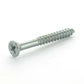 #7 x 3/4 Inch Zinc Plated Alloy Steel Phillips Flat Head Wood Screw