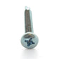 #10-16 x 1 Inch Zinc Plated Low Carbon Steel #3 Point Pan Head Self-Drilling Tek Screw