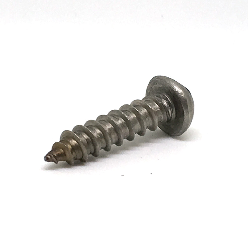 #14 x 2 Inch Stainless Steel One-Way Round Head Sheet Metal Screw