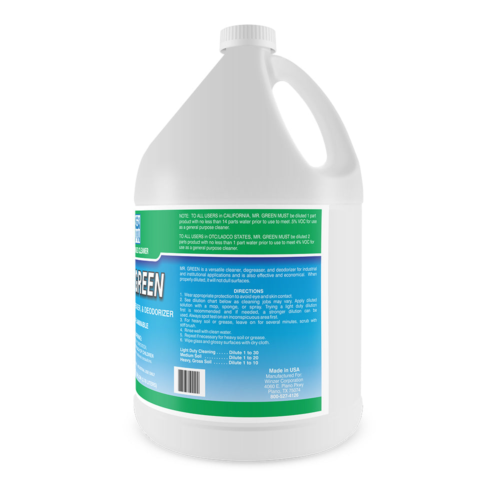 Fastserv Mr. Green Water Based Cleaner & Degreaser - 1 Gallon