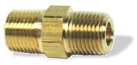 3/8 Inch Brass Pipe Heavy Hex Nipple