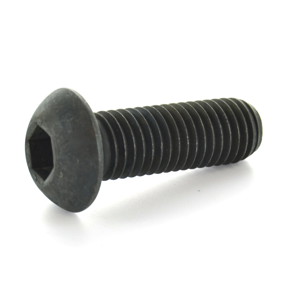 M8 x 1.25 x 10 Mm Coarse Zinc Plated Class 10.9 Iso 7380-1 Button Head Socket Cap Screw