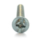 #8-32 x 1 Inch Coarse Zinc Plated Steel #2 Combination Drive Round Head Machine Screw