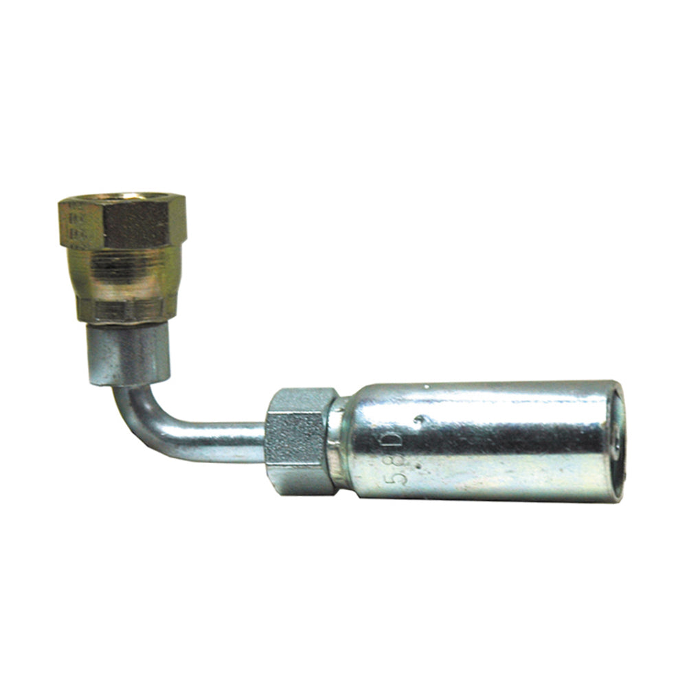 Female Swivel Din24 Light 90 Degree Elbow 1/2 Inch Hose X M15 Tube